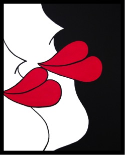 Zarum-Art-Painting-Lip to Lip-Lip Series